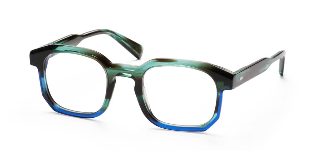 GREEN HAVANA / BLUE