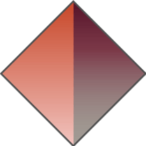GRADIENT ORANGE-LIGHT PINK/GRADIENT PURPLE-GREY - PLAIN TURQUOISE LENS